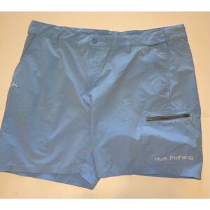 Huk Fishing Shorts Mens  XXXL Blue Pursuit Lightweight Quick Dry Performance‎